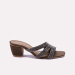 Womens Fawn Fancy Heel Slippers 0413054