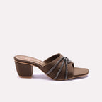 Womens Fawn Fancy Heel Slippers 0413062