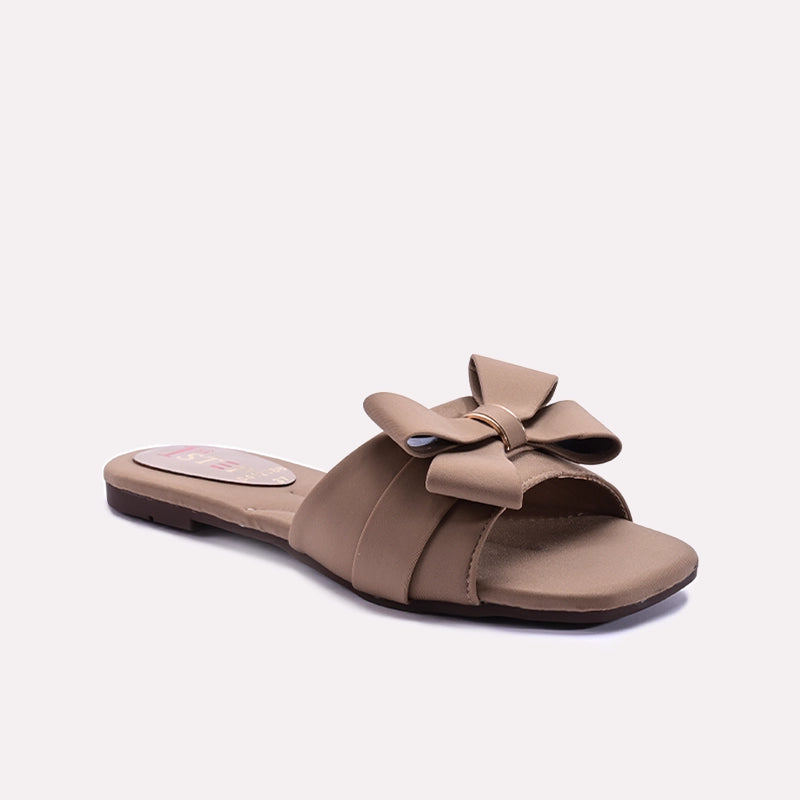 Womens Fawn Flat Casual Slippers 0412988