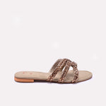 Womens Fawn Flat Fancy Slippers 0412800