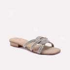 Womens Fawn Flat Fancy Slippers 0412803