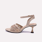 Womens Gold Bridal Sandals 0421503