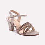 Womens Gold Bridal Sandals 0421512