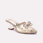 Womens Gold Fancy Pumps 0431382