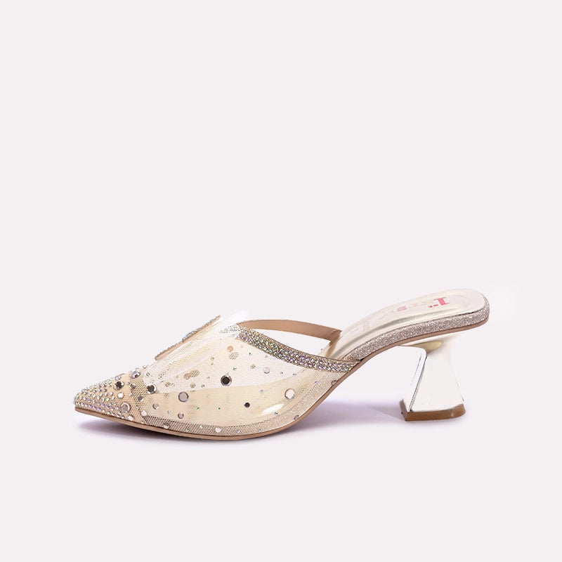 Womens Gold Fancy Pumps 0431382