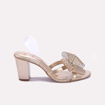 Womens Gold Fancy Sandals 0421361