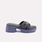 Womens Gray Chunky Casual Slippers 0413161