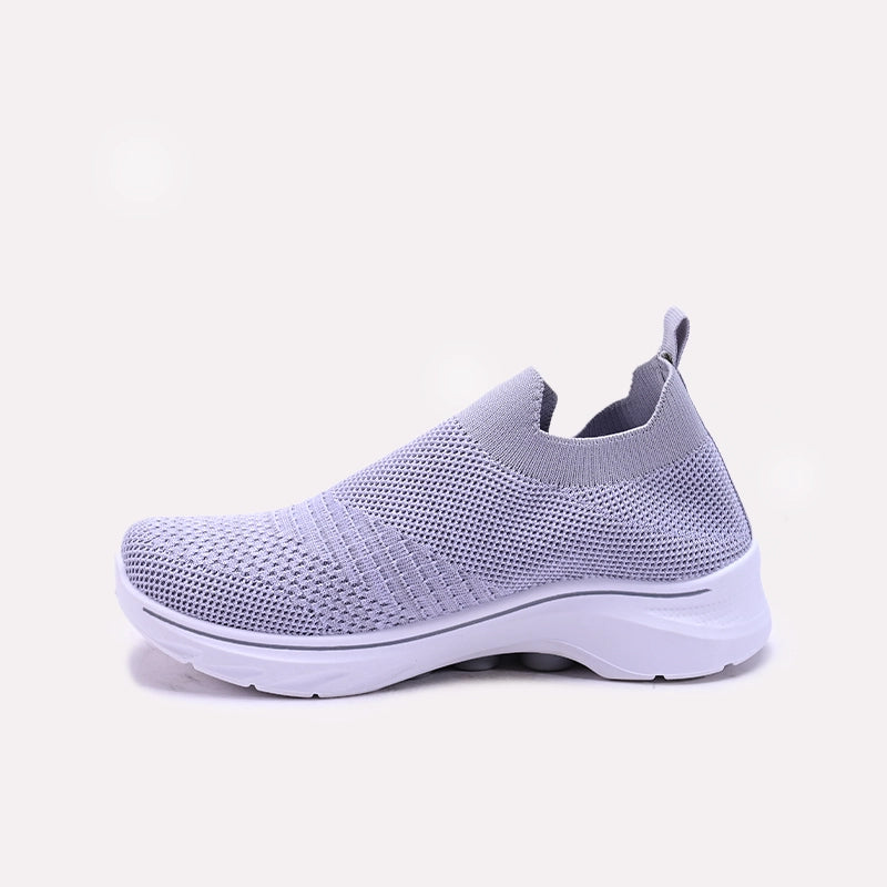 Gray Slip on Sneakers for Women