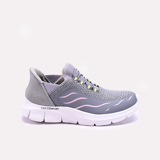 Womens Gray Sneakers