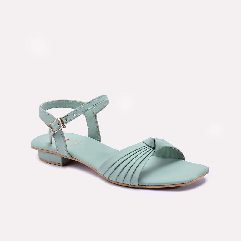 Womens Green Casual Sandals 0421357