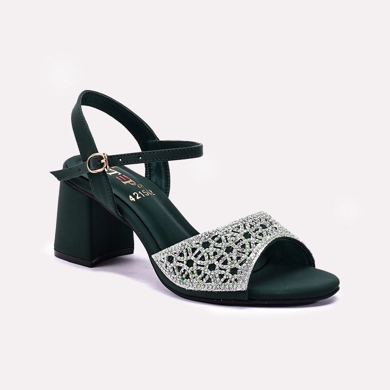Green Fancy Sandals