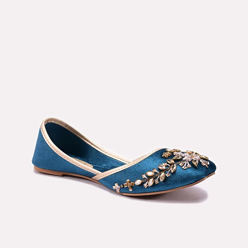 Womens Light Green Khussa 0440801