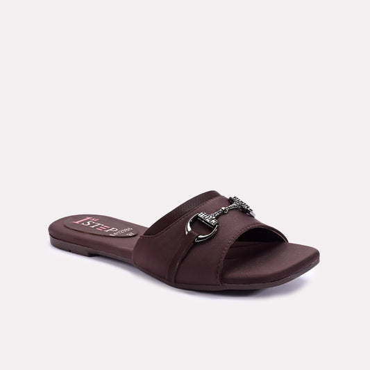 Womens Maroon Casual Slippers 0412986