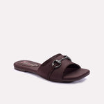 Womens Maroon Casual Slippers 0412986