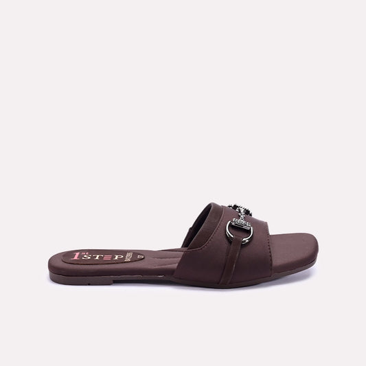 Womens Maroon Casual Slippers 0412986