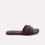 Womens Maroon Casual Slippers 0412986