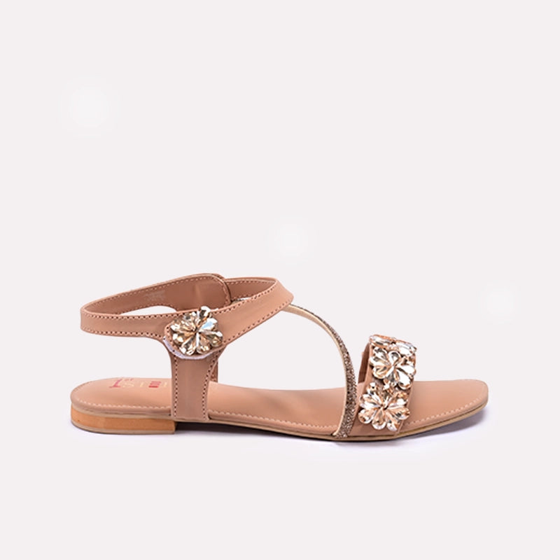 Womens Mustard Fancy Sandals 0421349