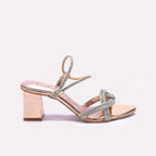 Womens Peach Bridal Sandals 0420853