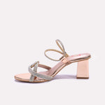 Womens Peach Bridal Sandals 0420853