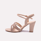 Womens Peach Bridal Sandals 0421512