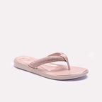 Womens Peach Comfy Casual Flip Flop Slippers 0411578