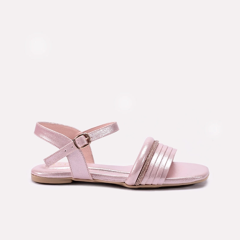 Womens Peach Fancy Sandals