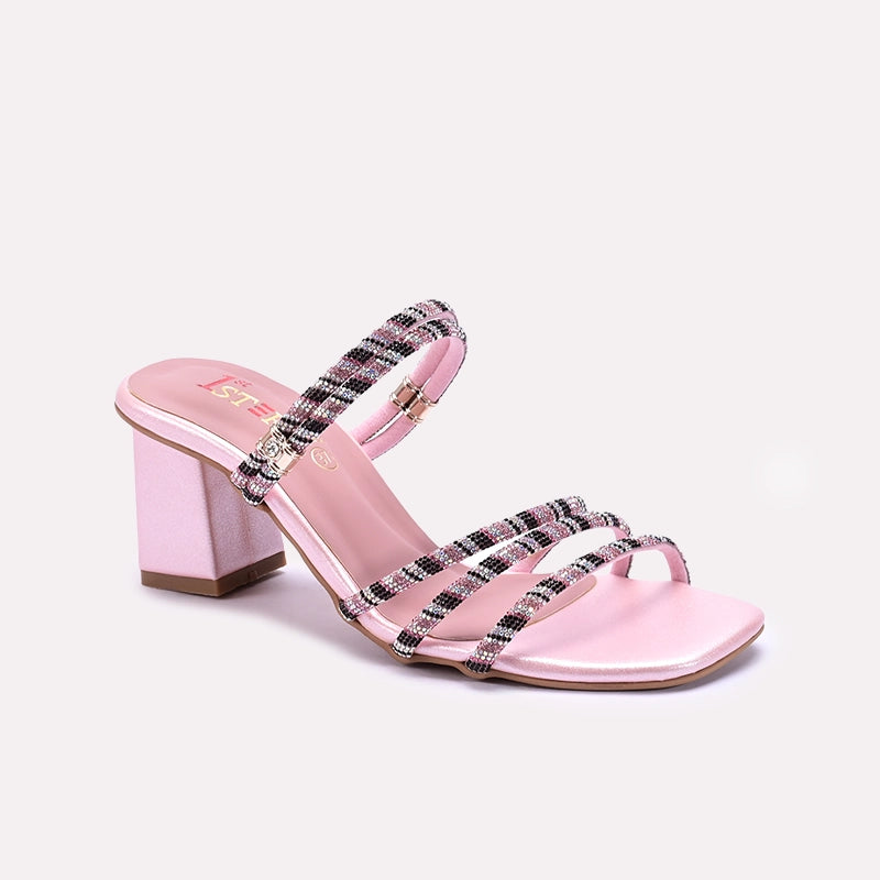 Womens Pink Bridal Sandals 0421335