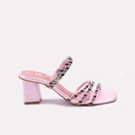 Womens Pink Bridal Sandals 0421335