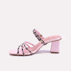 Womens Pink Bridal Sandals 0421335