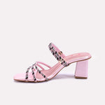 Womens Pink Bridal Sandals 0421335