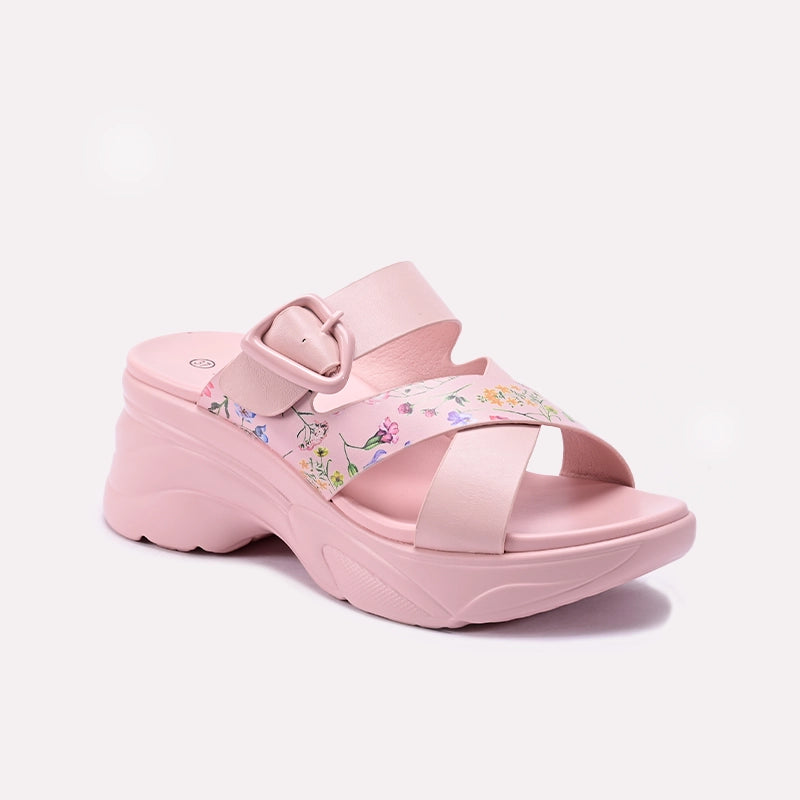 Pink Chunky Slippers