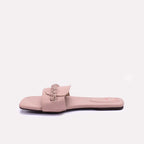Womens Pink Fancy Flat Slippers 0412724
