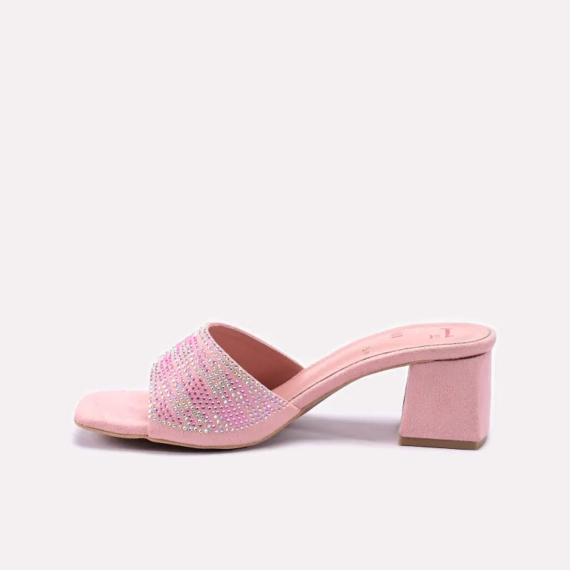 Womens Pink Fancy Slippers 0412956