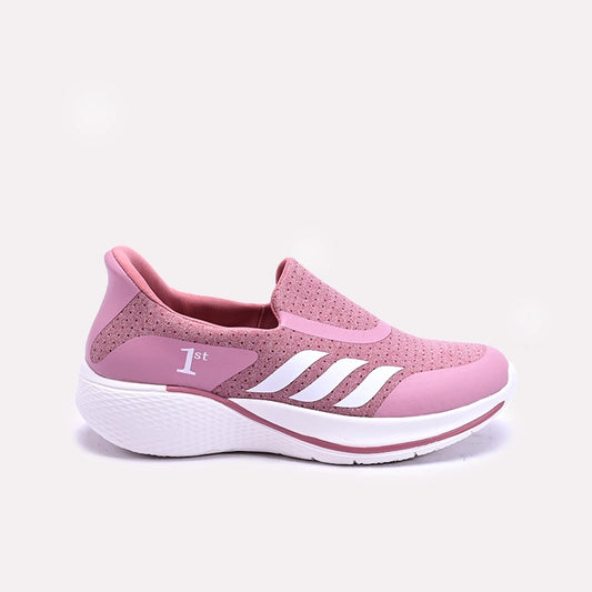 Womens Pink Slip on Sneakers