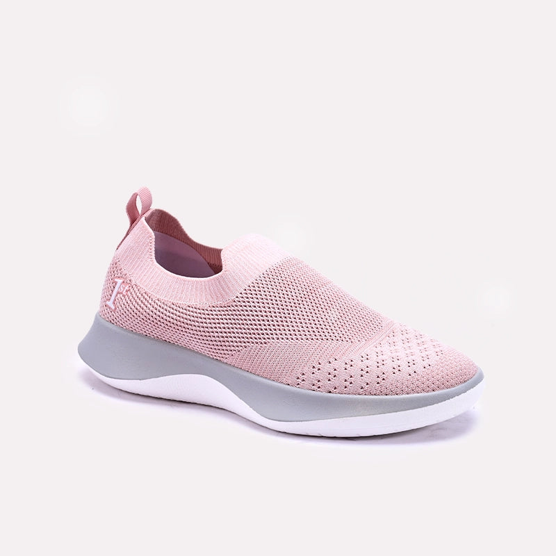 Pink Slip on Sneakers