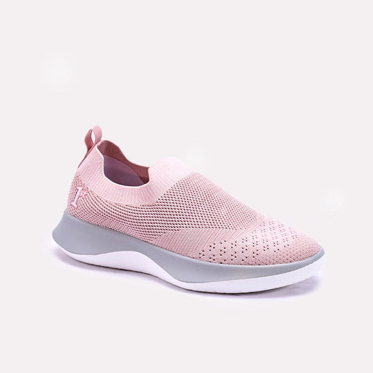 Pink Slip on Sneakers