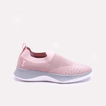 Womens Pink Slip on Sneakers