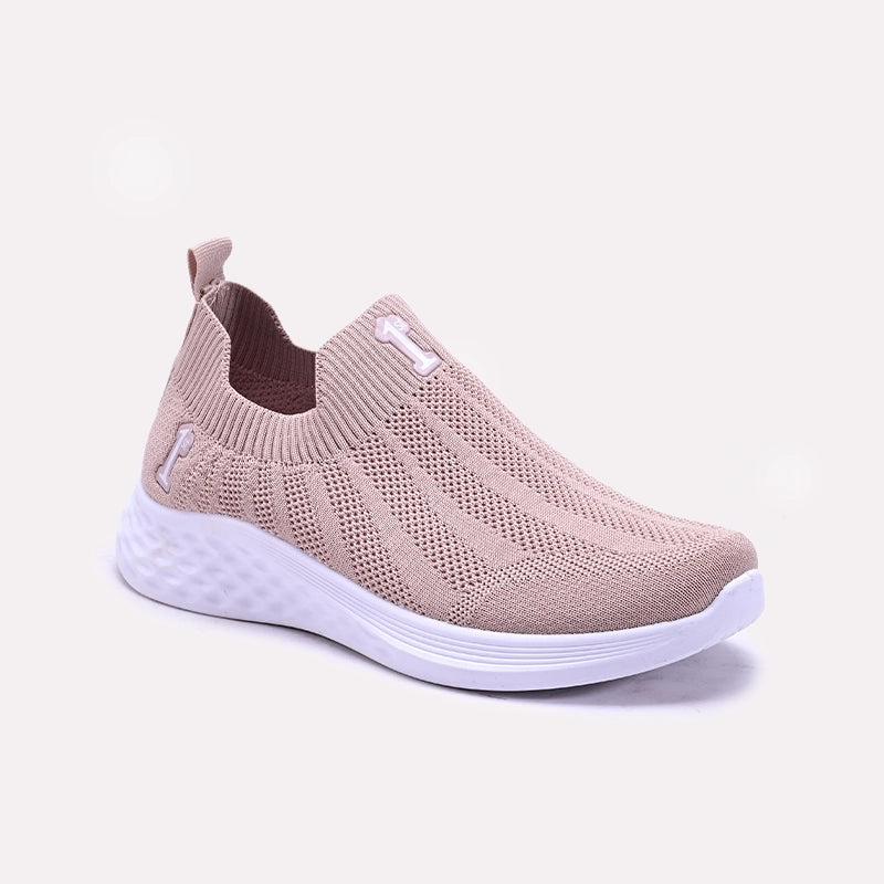 Pink Slip on Sneakers