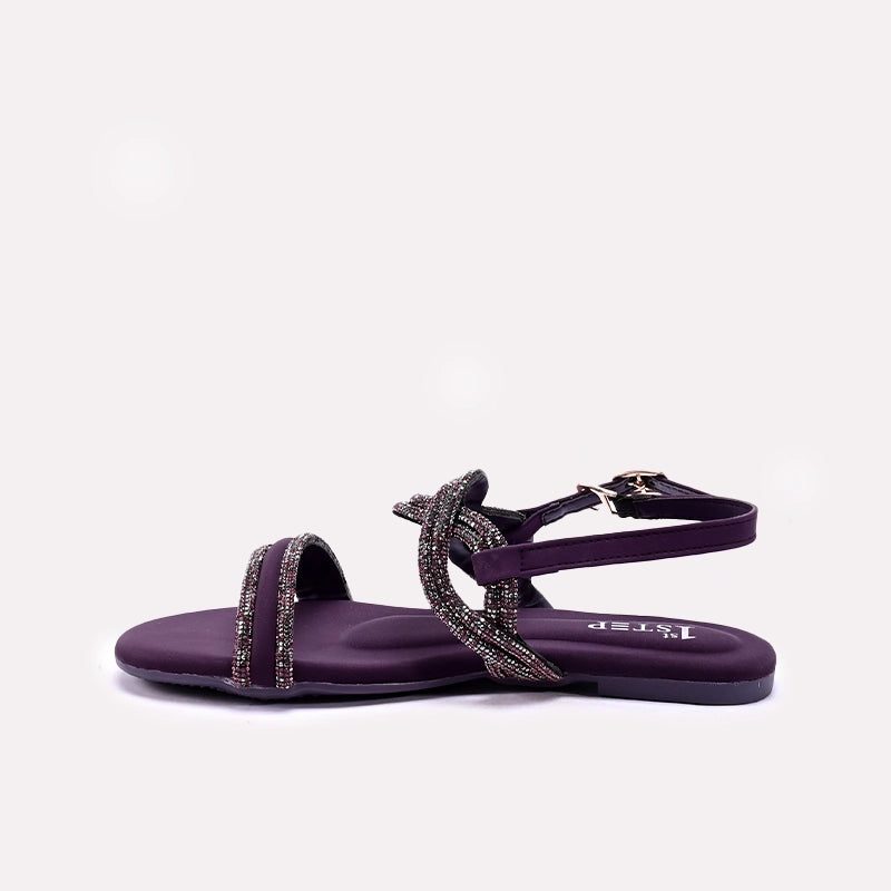 Purple Fancy Sandals for Women