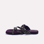 Womens Purple Fancy Slippers 0412967
