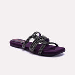 Womens Purple Formal Slip On 0412969