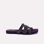 Womens Purple Formal Slip On 0412969