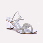 Womens Silver Bridal Sandals 0420853