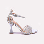 Tiffany Silver Bridal Heel Sandals 0421268