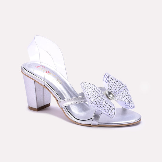 Womens Silver Fancy Sandals 0421361
