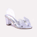 Womens Silver Fancy Sandals 0421361
