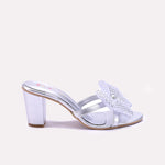 Womens Silver Fancy Sandals 0421361