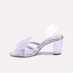 Womens Silver Fancy Sandals 0421361