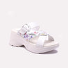 White Chunky Slippers
