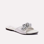 Womens White Fancy Slippers 0413030